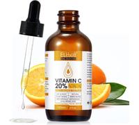 Sérum visage avec vitamines C et E acide hyaluronique anti-âge rides Vegan, 3x 120ml