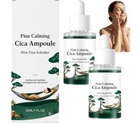 Sérum Visage Centella Asiatica Cica, Sérum Hydratant Apaisant pour Peau Sensible et Rougeurs, Ampoule Hydratante à l’Acide Hyaluronique, Soin Barrière Cutanée Léger K-Beauty (2pcs)