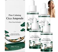 Sérum Visage Centella Asiatica Cica, Sérum Hydratant Apaisant pour Peau Sensible et Rougeurs, Ampoule Hydratante à l’Acide Hyaluronique, Soin Barrière Cutanée Léger K-Beauty (4pcs)