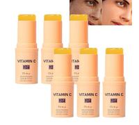 Sérum visage éclaircissant à la vitamine C, baume contour des yeux à la vitamine C pour les rides et ridules, hydratant et anti-âge pour le visage et le corps (6pcs)