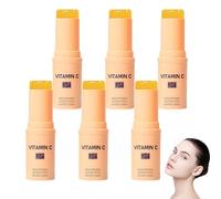 Sérum visage en stick à la vitamine C, baume multi-effets anti-rides, stick raffermissant, soin contour des yeux Instant Firmx, cible les rides et ridules, hydrate le visage au quotidien (6 PCS)