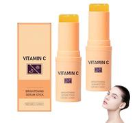 Sérum visage en stick à la vitamine C, baume multi-effets anti-rides, stick raffermissant, soin contour des yeux Instant Firmx, cible les rides et ridules, hydrate le visage au quotidien (2 PCS)