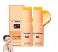 SéRum Visage En Stick à La Vitamine C, SéRum Corps éClaircissant Et Hydratant à La Vitamine C, Sti/ck Hydratant Contour Des Yeux Au CollagèNe, Baume Hydr/atant éClaircissant En Stick (2 PCS)