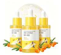 Sérum visage et corps à la niacinamide 20% - Sérum éclaircissant, hydratant et anti-âge à la vitamine B3 pour tous types de peau - Correcteur de taches brunes, resserre les pores et réduit les rides