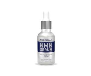 Sérum visage MoleQlar NMN 30 ml - Longévité pour votre peau - avec la technologie brevetée HSF et du NMN d'Uthever hautement purifié