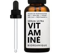 Sérum Visage MULTI-ACTION | Vitamine C/E + provitamine A | 100% naturel | Avec Huiles de Kiwi BIO + Jojoba BIO + Pampelemousse BIO + Squalane de canne à sucre | Soin de la peau/Éclat/Élasticité | 30ml