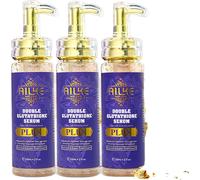 Sérum visage, or 24 carats + glutathion, anti-âge, élimination des taches brunes, 3 packs de sérum