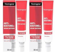 Sérum Visage Quotidien Anti-Boutons+ (Tube De 30 Ml)-Soin Visage À L'acide Salicylique + 10% Aha/Pha-Sérum Anti-Imperfections Sans Parfum Pour Aider À Éliminer Les Boutons (Lot De 2)