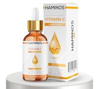 Sérum Vitamine C BIO ET VEGAN avec Niacinamide, Acide Hyaluronique et Peptides - Éclat, Fermeté, Hydratation Intense, Anti-Taches et Antioxydant - FORMULE UNIQUE (50 ml)