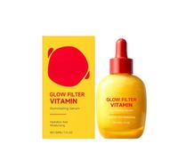 Sérum Vitamine C & Niacinamide Visage, Soin Concentré Facial, 30 ml | Sérum Hydratant Visage Acide Hyaluronique Glow Filter, Éclat Teint Uniforme, Texture Légère Tous Types de Peau