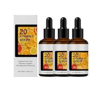 Serum Vitamine C Visage 20% Acide Hyaluronique Skincare Une Formule Puissante et Avancée Rétinol Antioxydant Anti-âge, Anti-rides Anti-taches Pores et Ridules 50ml (A, 3 PCS)