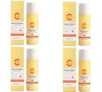 Sérum Vitamine C visage - Essence hydratante (glycérine, huile minérale) pour éclat du teint (4pcs)