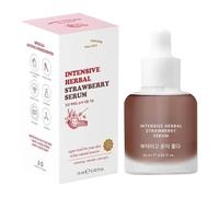 Sérums à la fraise, améliore l'éclat naturel de la peau, 15 ml, huile hydratante pour le visage, gouttes liquides hydratantes nourrissantes, gouttes liquides légères, pour femmes et hommes