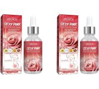 Sérums Parties Intimes Roses, 2 articles Sérums Éclaircissants Pour La Peau Intime, La Crème De Blanchiment Des Sous-armes, Le Gel De Partie Privée Pour Les Lèvres, Les Soins Aux Articulations