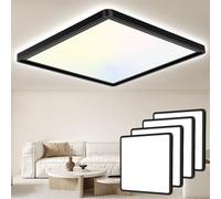 Seruno X 29CM Plafonnier LED 24W 3200LM 6000K,4000K,3000K, IP54 Etanche Plafonnier Salle De Bain, LED Plafond Carré, Luminaire Plafonnier Moderne pour Chambre à Coucher Salon Cuisine Bureau Balcon