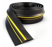 Seruno X Joint Porte de Garage 3M,Joint d’étanchéité en Caoutchouc, Bande de sol pour seuil de garage universelle, pour des Garages Propres et Secs, 100mm(W)*25mm(H)*3m(L)