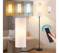 Seruno X Lampadaire Sur Pied Salon avec télécommande, Températures de Couleur Réglable, Ampoule LED 9 W incluse, Lampe de Lecture Blanc Moderne, Lampes de Chevet pour Chambre à Coucher, Salon, Bureau