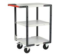 Servante 3 plateaux mélaminé 550x500 mm roues CC 250 kg - FIMM - 884720112