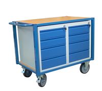 Servante 500 kg 2 plateaux 1060x680 mm 2 blocs tiroirs FIMM - 880002990