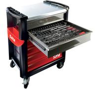 SERVANTE 6 TIROIRS 224 OUTILS COMPOSITION MAINTENANCE INDUSTRIELLE + PADDLE GONFLABLE OFFERT SAM OUTILLAGE - CPP-224PM6
