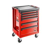 Facom Servante ROLL 6 tiroirs ROLL.6MA3PF, 3 modules par tiroir, rouge