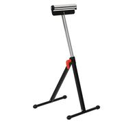 Servante atelier noire pliable à rouleau hauteur réglable 68-110 cm support charge 90 kg max