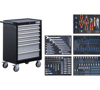 Servante d'atelier, 7 tiroirs avec 246 outils