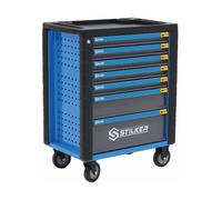 Servante d'atelier 7 tiroirs composée de 147 outils - modules mousse STILKER - 83932