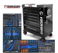 Servante d'atelier - BARRACUDA TOOLS - Dynamic+ - 7 tiroirs - 246 outils - Noir