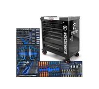 Servante d'atelier Barracuda Tools Dynamic+ 7 tiroirs dont 5 outillés - Black Edition, Clé dynamométrique, Cliquets, Douilles