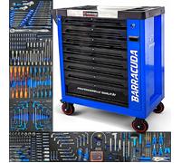 Servante d'atelier - Barracuda Tools - Racing 1 MAX+ - 9 tiroirs - 336 outils - Bleu
