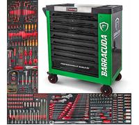 Servante d'atelier - Barracuda Tools - Rock PRO+ - 8 tiroirs - 7 outils - Vert