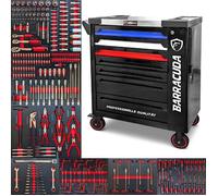 Servante d'atelier - Barracuda Tools - Ultra Tools - 7 tiroirs - Noir - 257 outils inclus