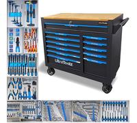 Servante d'atelier - BARRACUDA TOOLS - Ultra Pro - 12 tiroirs - 259 outils - Noir