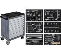 Servante d'atelier BT700, équipée de 7 tiroirs, 301 pcs.