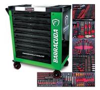Servante d'atelier/ Chariot Barracuda Tools Rock PRO+ 8 tiroirs 7 outillés - 4 roues, 2 freins - Chariot MECANICIEN, GARAGISTE