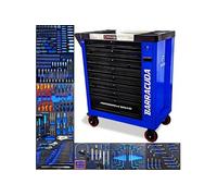 Servante d'atelier/ Chariot Barracuda Tools XXL RACING 9 tiroirs 8 outillés - 4 roues, 2 freins, Chariot MECANICIEN, GARAGISTE