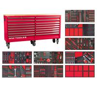 Servante d'atelier complète extra large MEGA XXL 729 outils MW Tools MW Tools MWE799G6A