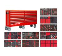 Servante d'atelier complète extra large MEGA XXL 729 outils MW Tools MW Tools MWE799G6A