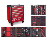 Servante d'atelier complète robuste STARTER 212 outils MW Tools MWE211A