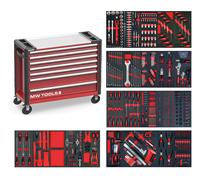 Servante d'atelier complète robuste XL 514 outils MW Tools MWE512A3