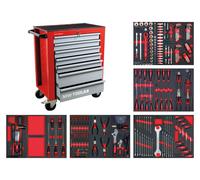 Servante d'atelier complète STARTER 212 outils MW Tools MWE211G