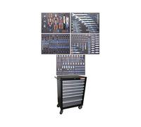 Servante d'atelier de 243 pièces fournies