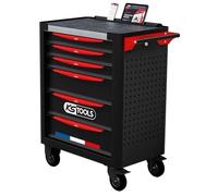 Servante d'atelier - Equipée - 6 tiroirs - KS Tools - 824.6298F - Noir - Equipée de 298 outils PL - Fabriquée en France