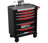 Servante d'atelier - Equipée - 6 tiroirs - KS Tools - 824.6536F - Noir - 265 outils - Fabriquée en France
