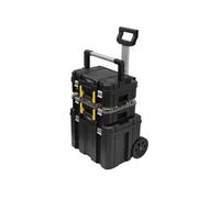 Stanley - Tour mobile PRO-STACK FMST1-80103 - 3 modules, 7 compartiments, poignée télescopique
