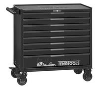 Servante d'atelier noire professionnelle extra large 8 tiroirs Teng Tools TSW37B8
