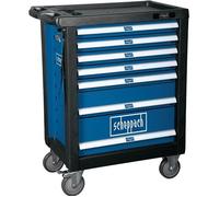 Servante d'atelier mobile SCHEPPACH 7 tiroirs charge max 450 kg avec 263 outils - TW1000 - 5909304900