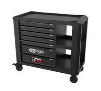 Servante d'atelier - Vide - 7 tiroirs - KS Tools - 823.0017F - Noir - One by one avec étagère - Charge max/tiroir de 40 kg