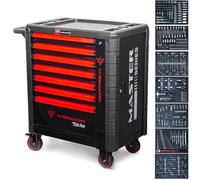 Servante d'atelier WIDMANN WM-MS7 - 272 Outils haute qualité inclus, 7 tiroirs / 7 pleins, Chariot à roulettes, Cabinet TOOLS